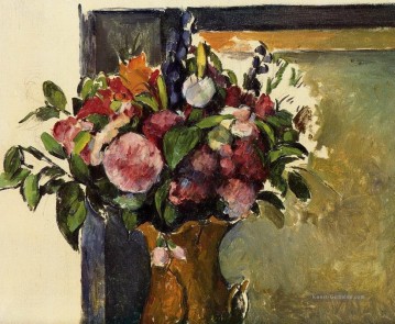  blume - Blumen in einer Vase Paul Cezanne
